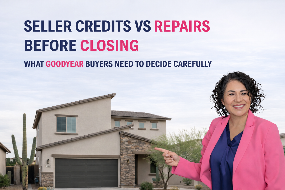 If the seller for my West Valley home purchase in Goodyear is offering a seller credit for repairs, how do I know if it’s better to keep the credit or push for actual repairs before closing?