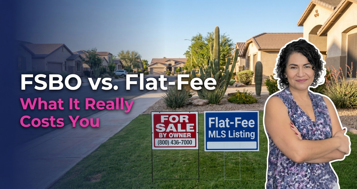 What Happens If I Sell My Phoenix Home FSBO vs. Using a Flat-Fee Broker in 2026?