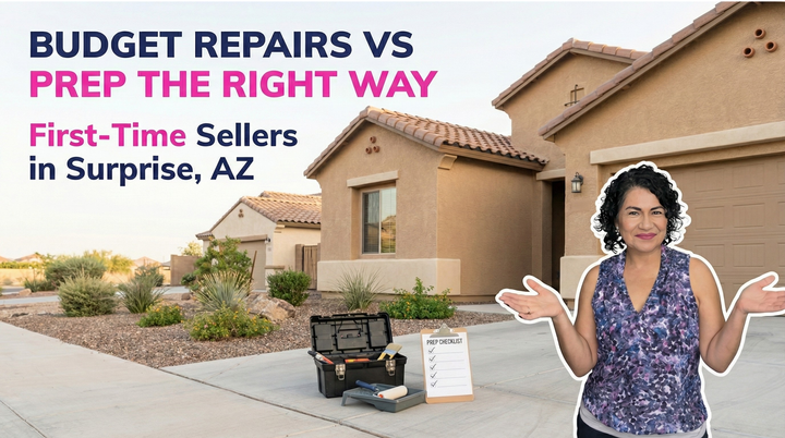 As a first-time seller in Surprise, how much should I budget for repairs and prep before listing so my home doesn’t sit on the market?