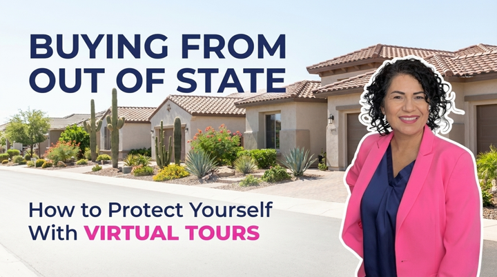 When I’m relocating from out of state, is it too risky to buy a Peoria home using a virtual tour only, and how do I protect myself in the contract?