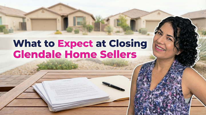 What should I expect at the signing appointment when I’m selling my Glendale home, and what happens if something on the closing statement looks wrong?