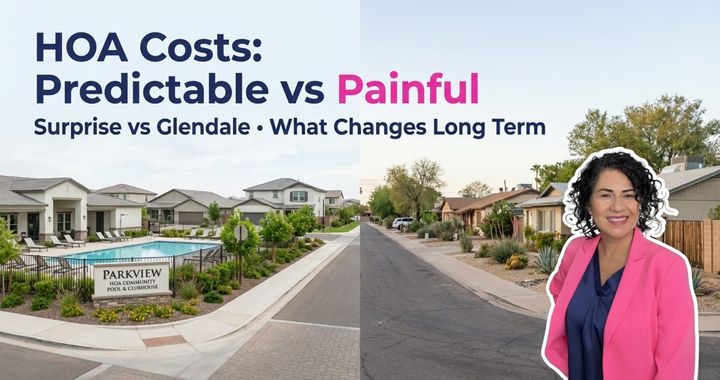 I’m torn between buying in an HOA community in Surprise with more amenities and a non-HOA area in Glendale with fewer rules—how do HOA reserves, special assessments, and rule enforcement impact my total cost and stress long term?