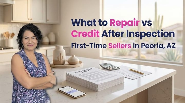 First-Time Seller Inspection Repair Negotiation in Peoria, AZ: What to Do When You Can't Afford It All